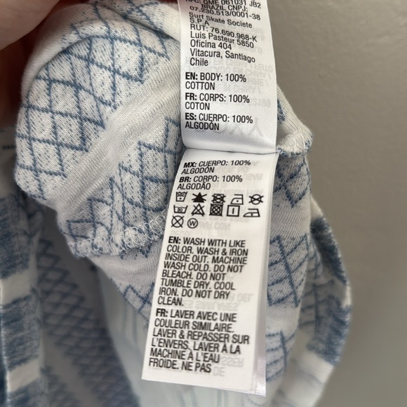 Roxy Azure Striped Crochet Dress - Picture 5 of 8